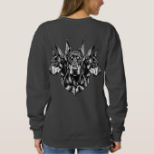 Dobermann-Leine Sweatshirt (Rückseite)