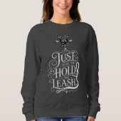 Dobermann-Leine Sweatshirt (Vorderseite)