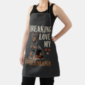 Dobermann Liebe Hundeliebhaber Schürze (InSitu)