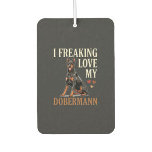 Dobermann Liebhaber Hundeliebhaber Autolufterfrischer