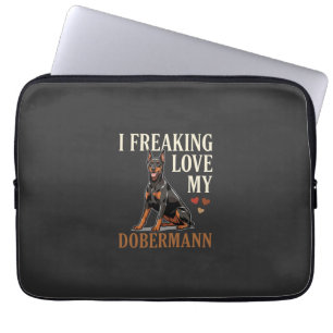 Dobermann Liebhaber Hundeliebhaber Laptopschutzhülle