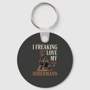 Dobermann Liebhaber Hundeliebhaber Schlüsselanhänger