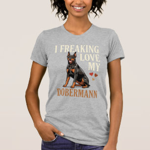 Dobermann Liebhaber Hundeliebhaber T-Shirt