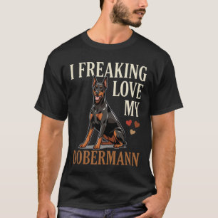Dobermann Liebhaber Hundeliebhaber T-Shirt