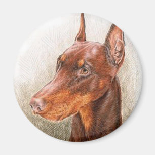Dobermann Magnet