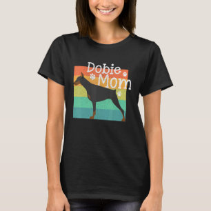 Dobermann Mama Mutter Doberman Pinschers Dog Vinta T-Shirt