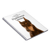Dobermann-Mama-Notizbuch Notizblock (Rechte Seite)