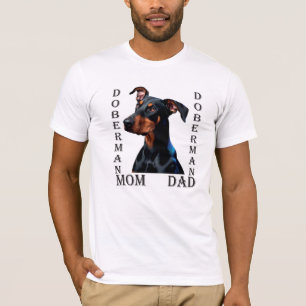 Dobermann Mama Papa T-Shirt