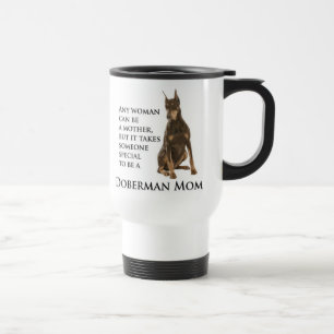 Dobermann-Mama-Reise-Tasse Reisebecher