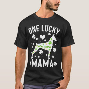 Dobermann Mama St Patricks Day 496 T-Shirt