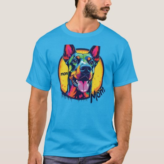 Dobermann-Mama T-Shirt (Vorderseite)