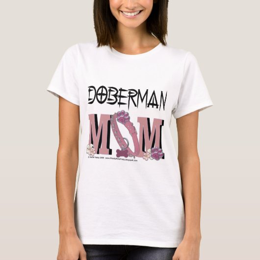 Dobermann MAMA T-Shirt (Vorderseite)