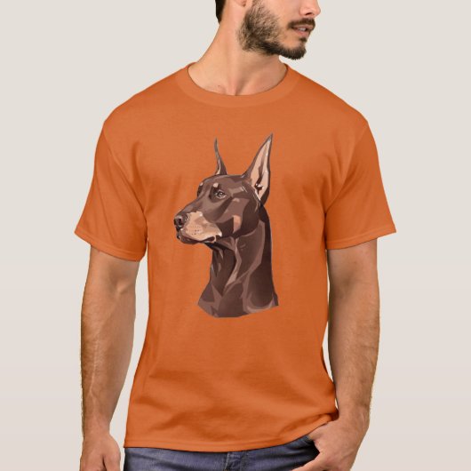 Dobermann-Mama T-Shirt (Vorderseite)