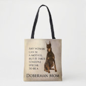 Dobermann-Mama-Tasche Tasche (Vorderseite)