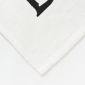 Dobermann-Merkmal-Fleece-Decke Fleecedecke (Ecke)