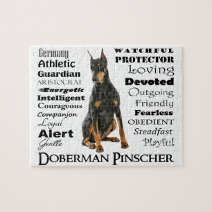 Dobermann-Merkmal-Puzzle Puzzle
