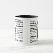 Dobermann-Merkmal-Tasse Tasse (Zentrum)