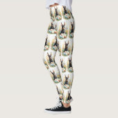 Dobermann mit Ostereiern Leggings (Links)