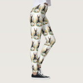 Dobermann mit Ostereiern Leggings (Rechts)