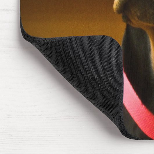 Dobermann Mousepad (Ecke)
