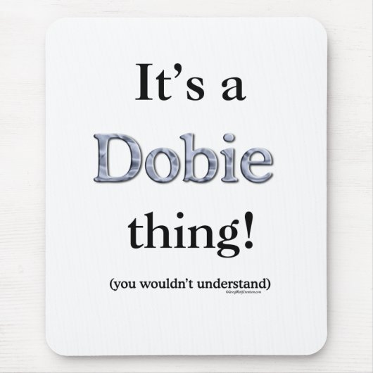 Dobermann Mousepad (Vorne)