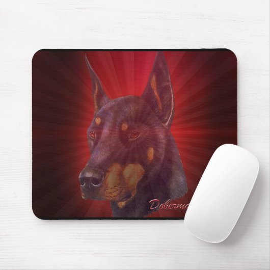 Dobermann Mousepad (Mit Mouse)