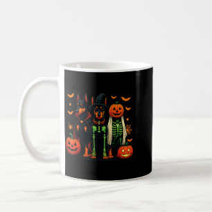 Dobermann-Mumien-Geister-Hexe-Lustiges-Hunde-Kostü Kaffeetasse