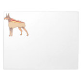 Dobermann Notizblock (Vorderseite)