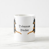 Dobermann Pincher HundeTasse Kaffeetasse (Mittel)