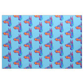 Dobermann Pincher in den Farben Stoff (Fat Quarter (45,7 x 55,9 cm))