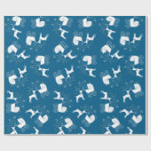 Dobermann Pinscher Baby Shower Geschenkpapier (Flach)