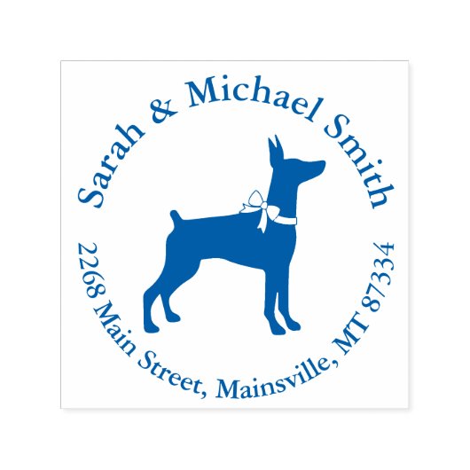 Dobermann Pinscher Baby Shower Puppy Dodge Doberma Permastempel (Design)