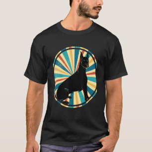 Dobermann Pinscher Besitzer Hund Tier Haustier Ret T-Shirt