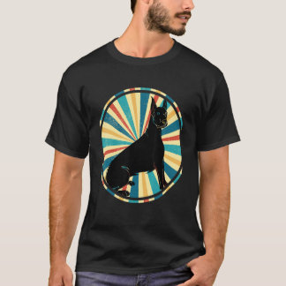 Dobermann Pinscher Besitzer Hund Tier Haustier Ret T-Shirt