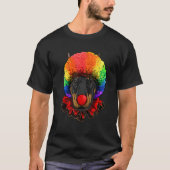 Dobermann Pinscher Clown Karneval Circus Stabschef T-Shirt (Vorderseite)