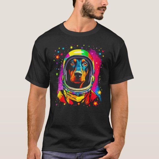 Dobermann Pinscher Design T-Shirt (Vorderseite)