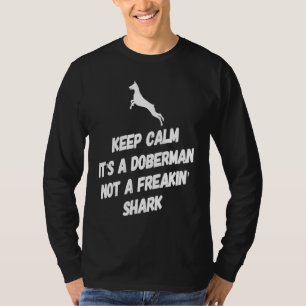 Dobermann Pinscher Dobie Hundemutter Vater Besitz T-Shirt