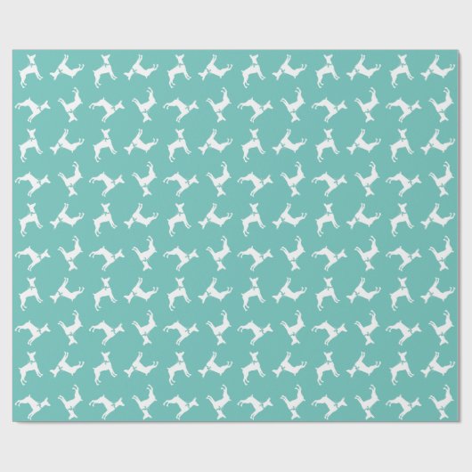 Dobermann Pinscher Dog Welpe Dobermann Geschenkpapier (Flach)