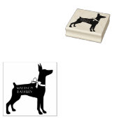 Dobermann Pinscher Dog Welpe Dobermann Gummistempel (Stempel)