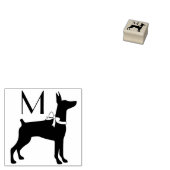 Dobermann Pinscher Dog Welpe Dobermann Gummistempel (Stempel)