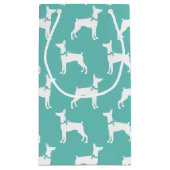 Dobermann Pinscher Dog Welpe Dobermann Kleine Geschenktüte (Rückseite)