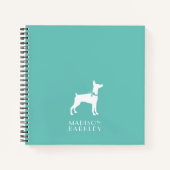 Dobermann Pinscher Dog Welpe Dobermann Notizblock (Vorderseite)