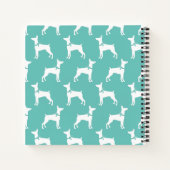 Dobermann Pinscher Dog Welpe Dobermann Notizblock (Rückseite)