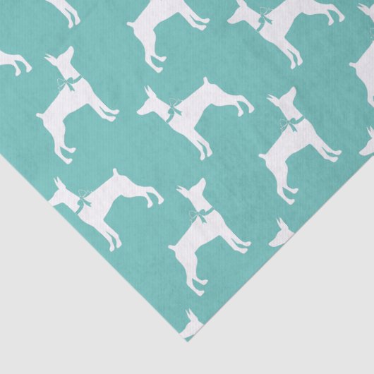 Dobermann Pinscher Dog Welpe Dobermann Seidenpapier (Detail)