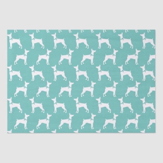 Dobermann Pinscher Dog Welpe Dobermann Seidenpapier (Vorderseite)