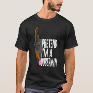 Dobermann Pinscher Halloween-Hund für Dobermann-Be T-Shirt