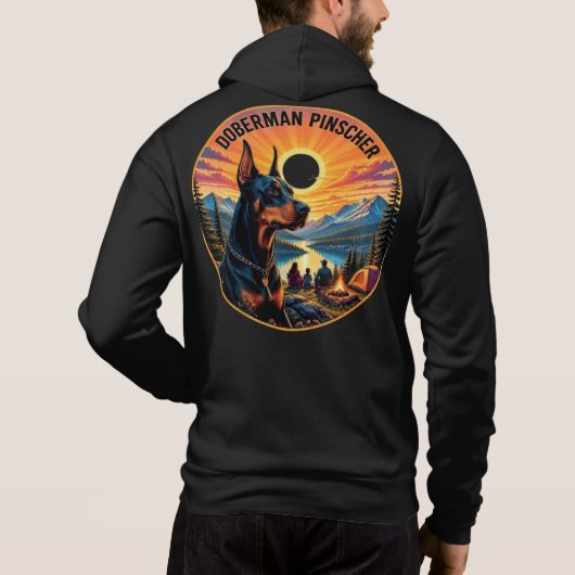 Dobermann Pinscher Hoodie (Rückseite)
