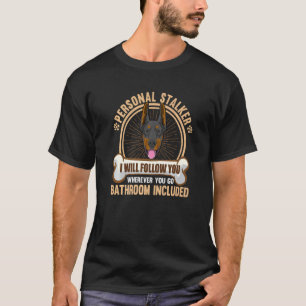 Dobermann Pinscher Hund für Dobermann Besitzer T-Shirt