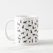 Dobermann Pinscher Hund Kaffeetasse (Links)