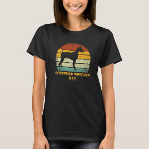 Dobermann Pinscher Hund Vintage Cavalier Vater T-Shirt